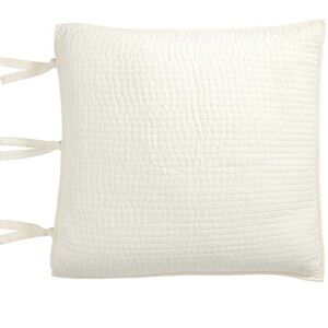 Pottery Barn ivory cream Pick Stitch Euro Shams